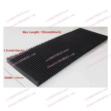 밀링 머신 보호 가드 조각사 먼지 기계 벨로우즈 아코디언 커버 천 플랫 도구, 150mm