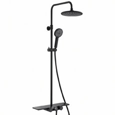 【永昕衛廚】BOSS 時尚定溫淋浴柱 (消光黑), 1個