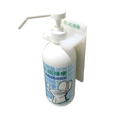 次綠康次氯酸馬桶坐墊除菌液L架組合(HWT-L)，快速除菌，溫和不刺激，L架設計方便取用, 1個