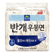 면사랑 반개 우동면, 1개, 1.25kg