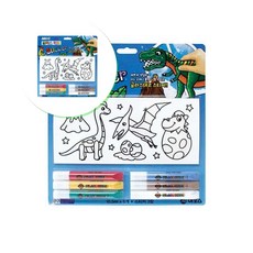 쌍문상회 스테인드글라스 글라스데코 글라스데코스티커 컬러스티커 스티커물감 공룡만들기 아모스 - 40872EA, 본상품