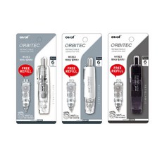 오발 수정테이프 본품+리필용 세트, 세라믹화이트