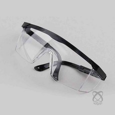 이헌 보안경 투명 검정테 산업용고글