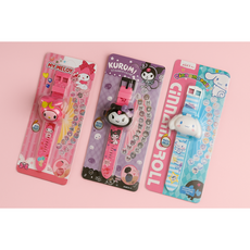 [아띠엘] 산리오 입체 캐릭터 빔 프로젝션 파노라마 어린이 빔시계 워치 손목시계 전자시계 유치원 초등학생 생일선물 어린이시계 유아손목시계, 시나모롤, 1개