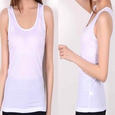 온지니 실크촉감 여성 나시런닝 이너웨어