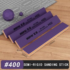 프라모델 샌드페이퍼 스폰지 습식건식 사포 전문가용, 400 grit, 1개