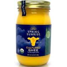 Spring Sunrise 스프링 선라이즈 컬처드 정제 기버터 473ml, 1개