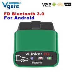 Vgate vLinker FD 블루투스 진단 ELM 포드 스캐너 327 도구 OBD 스캔 자동차 ELM327 와이파이 J2534 FORScan OBD2, Bluetooth 3.0, 1개
