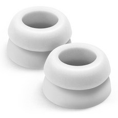 더조은셀러 갤럭시 버즈 프로 이중 이어캡 이어팁 더블, 화이트-M