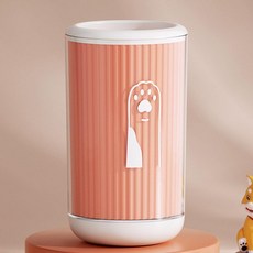 반려동물 강아지 고양이 자동 발 세정기 클리너, 1개, 캐릭터 스타일 [대형 오렌지], 기본 모델명/품번