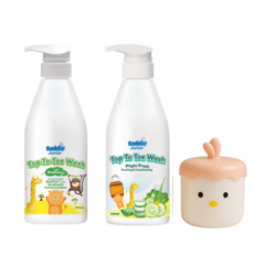 Teddie Junior嬰幼兒洗髮沐浴露，溫和清潔滋潤保濕，呵護寶寶嬌嫩肌膚, 2個