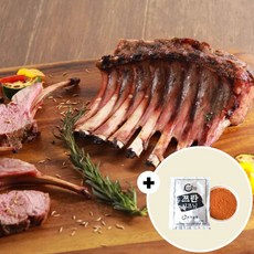 커팅프렌치랙 냉장 호주산 최고급 500g 양고기 스테이크 캠핑 램 바베큐 홈파티 어린양, 1개