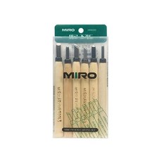 세밀 조각용 판화 칼 세트 6본