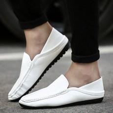 남성용 페이크 레더 뮬 로퍼 YT_RE720