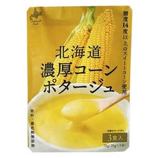 BlessingOfHokkaido 濃厚玉米濃湯沖泡粉 3包入, 1袋, 75g
