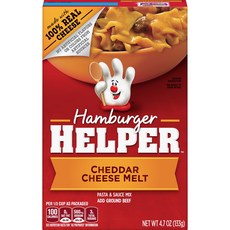 Hamburger Helper 체다 치즈 멜트, 1개, 133g