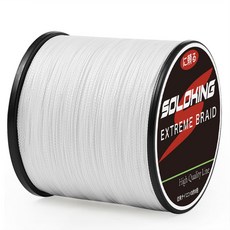 낚시 멘트 송어 땋은 10LB 80LB 라인 PE SOLOKING 300M 멀티 잉어 슈퍼 강한, 300M 0 24mm 28lb, White, 1개