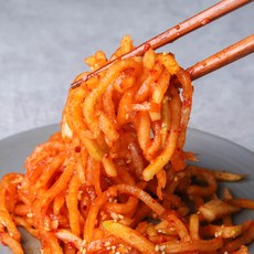 제주 월동무 무생채 보쌈무 김치, 1박스, 1kg