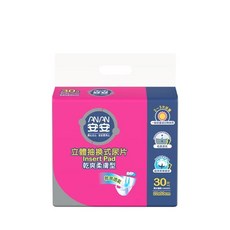ANAN 安安 立體抽取式尿片 乾爽柔膚型 日用男女通用, 30片, 6包