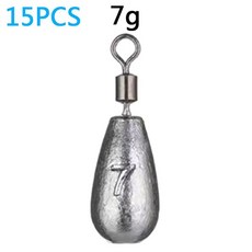 드롭 샷 15 개/몫 낚시 무게 싱커 3.5g 10g 튜브 총알 수직 펜던트 금속 지그 바다 태클 키트 Pesca 도구, 04 14g drop shot 15PCS