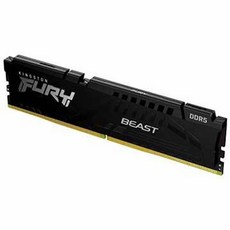 金士頓 FURY Beast DDR5-5600 16GB 黑色散熱片 KF556C36BBE, 1個