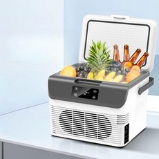 차박 냉장고 캠핑용 소형 12V24V 미니 화물차 캠핑카 카라반 이동식, 20L 블랙 디지털 냉장 차 가정, 20L