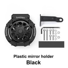 조절 가능한 스트랩과 자전거용 안전한 장착이 가능한 모터사이클 포크백 스컬 디자인 PU 가죽 보관 파우치 업그레이드, 02 Bottom hollow