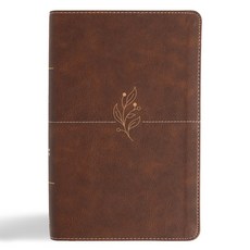 (영문도서)CSB Single-Column Personal Size Bible Digital Study Edition Brown Leat... Imitation Leather, Holman Bible Publishers, English, 9798384533467