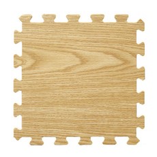 【新生活家】耐磨抗汙轉印木紋地墊 32x32x1cm 5款任選, 淺橡木, 1個, 淺橡木