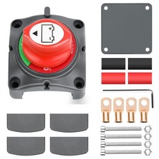 600A 고강도 배터리 차단 스위치 12-48V 및 설치 액세서리 킬 고전류용 USA
