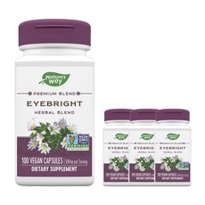 Nature's Way 然萃維 小米草694mg素食膠囊, 100顆, 4罐