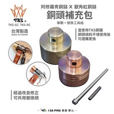 TKS 金屬加工工具套件，耐用材質，多功能設計，方便攜帶, 1個, 【青銅替換組】TKS-GC