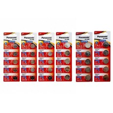 Panasonic 鈕扣電池 CR1616 CR1620 CR1632 CR2016 CR2025 CR2032, 1個, 5個裝, 松下 CR2032