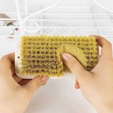 돈모 브러쉬 돼지털 세차장 원목 헤어브러쉬 단단한 의류 개 고급, 1개, 대형세탁용사각브러시1개