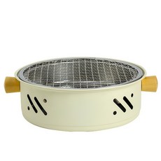 CookNest 캠핑 화로대 바베큐 그릴 미니 숯불 화로, 1개