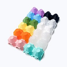 코지 인조 계란판 크레스티드게코 파충류 도마뱀 은신처 [COZY EGG BOX], 반투명 (미스트 언클리어), 1개