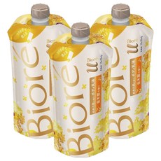비오레 U 더 바디 젖은 몸에 사용하는 바디로션 금목서 향 리필용, 3개, 300ml