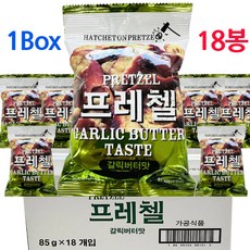 토르즈프레첼 갈릭버터맛, 85g, 18개