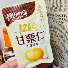 燕山明珠甘栗仁 121度蒸煮 獨立包裝 秦皇島特產 健康零食, 30g, 1個