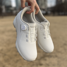 낫소 SWSG 남성 보아 골프화 스파이크 리스 스크린 실내 필드 신발 바로인 화이트