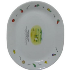 반찬접시 코렐 접시 도자기 타원 나눔 앞 대 DS 1P 79000EA 1EA, 본상품