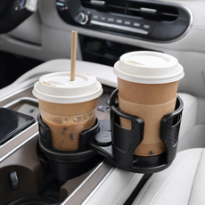 미리모아 호환가능 2in1 확장 차량용 컵홀더, 블랙, 1개