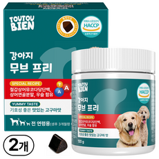 강아지 관절 슬개골 영양제 노견 노령견 철갑상어 콘드로이친 우슬 뚜뚜비앙, 2개, 뼈/관절강화, 120g