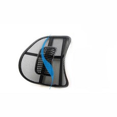 사무실 자동차 의자 허리편한 망사 등쿠션 통풍등받이 2개 운전허리쿠션 차량용