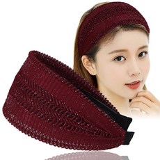 소우샵 쫀쫀 탄력 앞머리 커버 머리띠 넓은 머리띠 귀 안아픈 머리띠