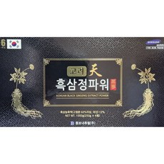 고려 천 흑삼정 파워 250g 4병 1박스 국내산 6년근 흑삼, 1kg, 1개