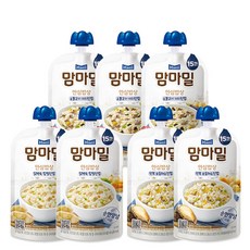 Maeil 每日 孩童即食粥, 烤牛肉口味+鮑魚口味+清燉雞口味, 7包, 140g