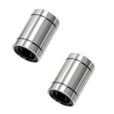 Skweaert 2PCS LM8UU 선형 볼 베어링 8mm 보어 다이아 15mm OD 길이 24mm 양면 고무 씰 레일CNC 3D 프린터용, LM25UU Size, 2