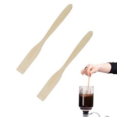 NentMent 2팩 커피 사이펀 젓는 스틱 대나무 메이커 나무 스푼 프렌치 프레스 여행용 머그 휴대용 컵 테이블 탑 유리 포트 브루어 308440 8922181546, NentMent 2팩 커피 사이펀 젓는 스틱 대나무 메