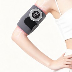 CozyTemp ems 팔꿈치 마사지기 손목 저주파 무선, 그레이 그레이